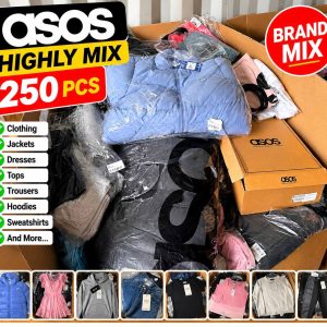 Mixed Clothing Pallet – 250 Pieces | Men’s & Women’s Clothing + Footwear